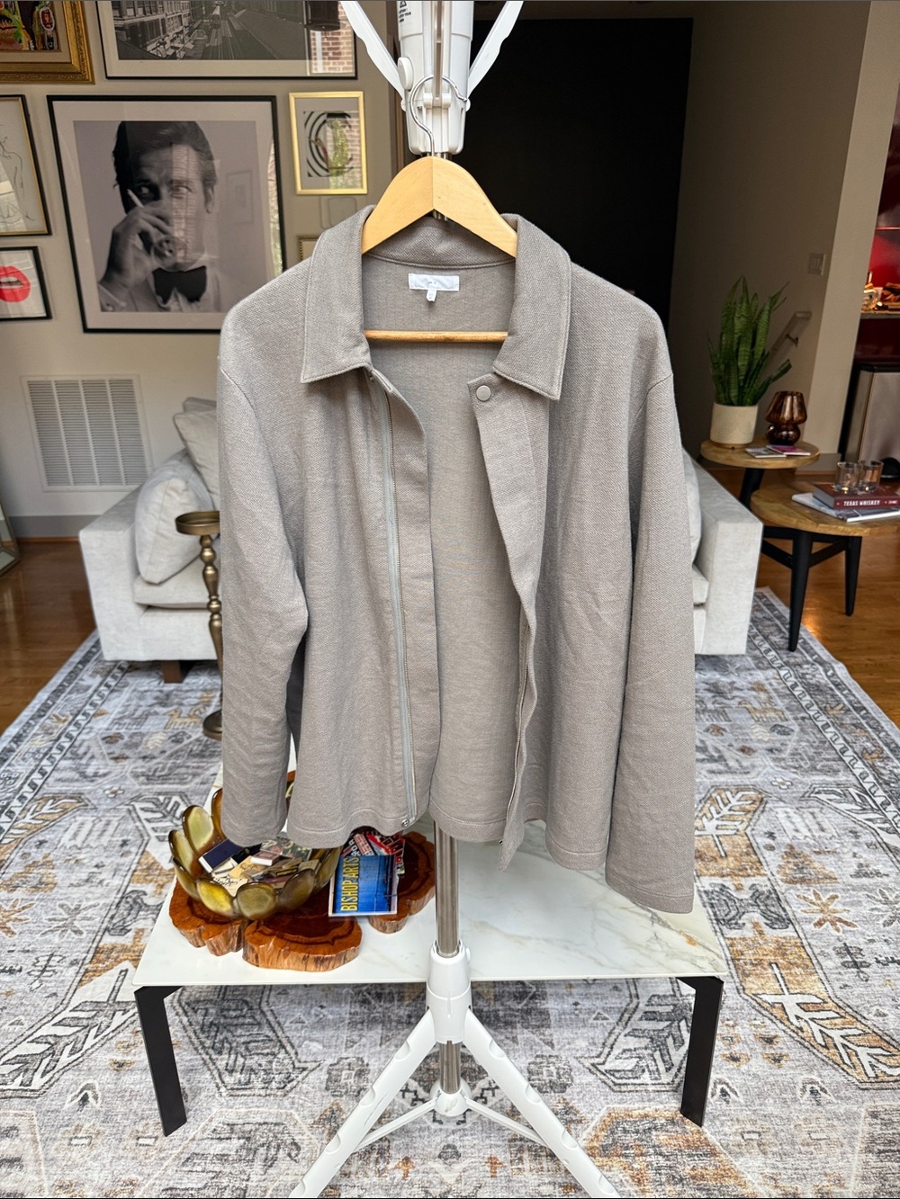 Lady White Co Double Knit Shirt Jacket